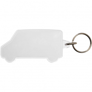 Logotrade promotional giveaway image of: Combo van-shaped keychain