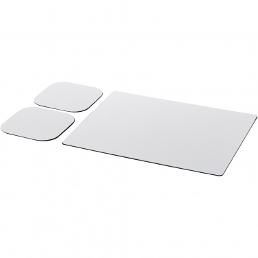 Logo trade promotional gift photo of: Brite-Mat® mouse mat and coaster set combo 3