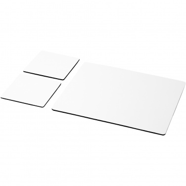 Logo trade promotional giveaways picture of: Q-Mat® mouse mat and coaster set combo 3