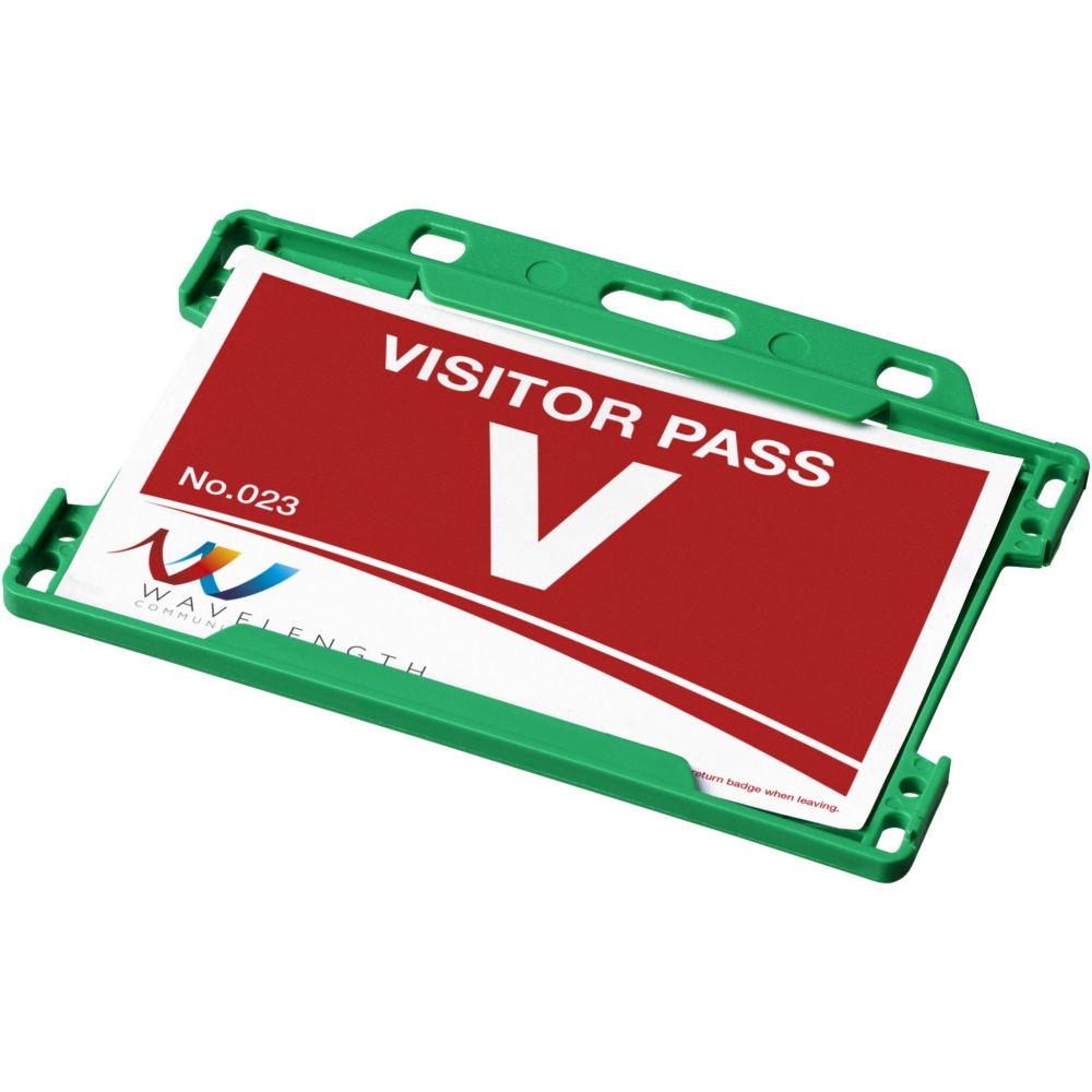 Logo trade promotional merchandise photo of: Vega plastic card holder