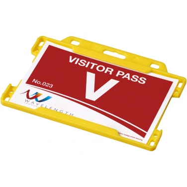 Logo trade corporate gifts image of: Vega plastic card holder