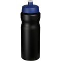 Baseline® Plus 650 ml sport bottle, Solid black / Blue