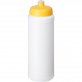 Baseline® Plus grip 750 ml sports lid sport bottle, White / Yellow