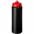 Baseline® Plus grip 750 ml sports lid sport bottle, Solid black / Red