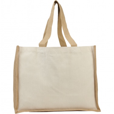 Logotrade business gift image of: Varai 320 g/m² canvas and jute shopping tote bag 23L