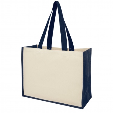 Logotrade promotional gift image of: Varai 320 g/m² canvas and jute shopping tote bag 23L