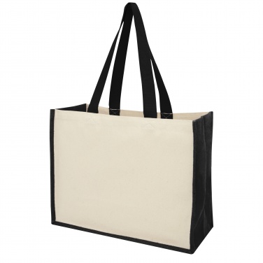 Logotrade promotional merchandise photo of: Varai 320 g/m² canvas and jute shopping tote bag 23L