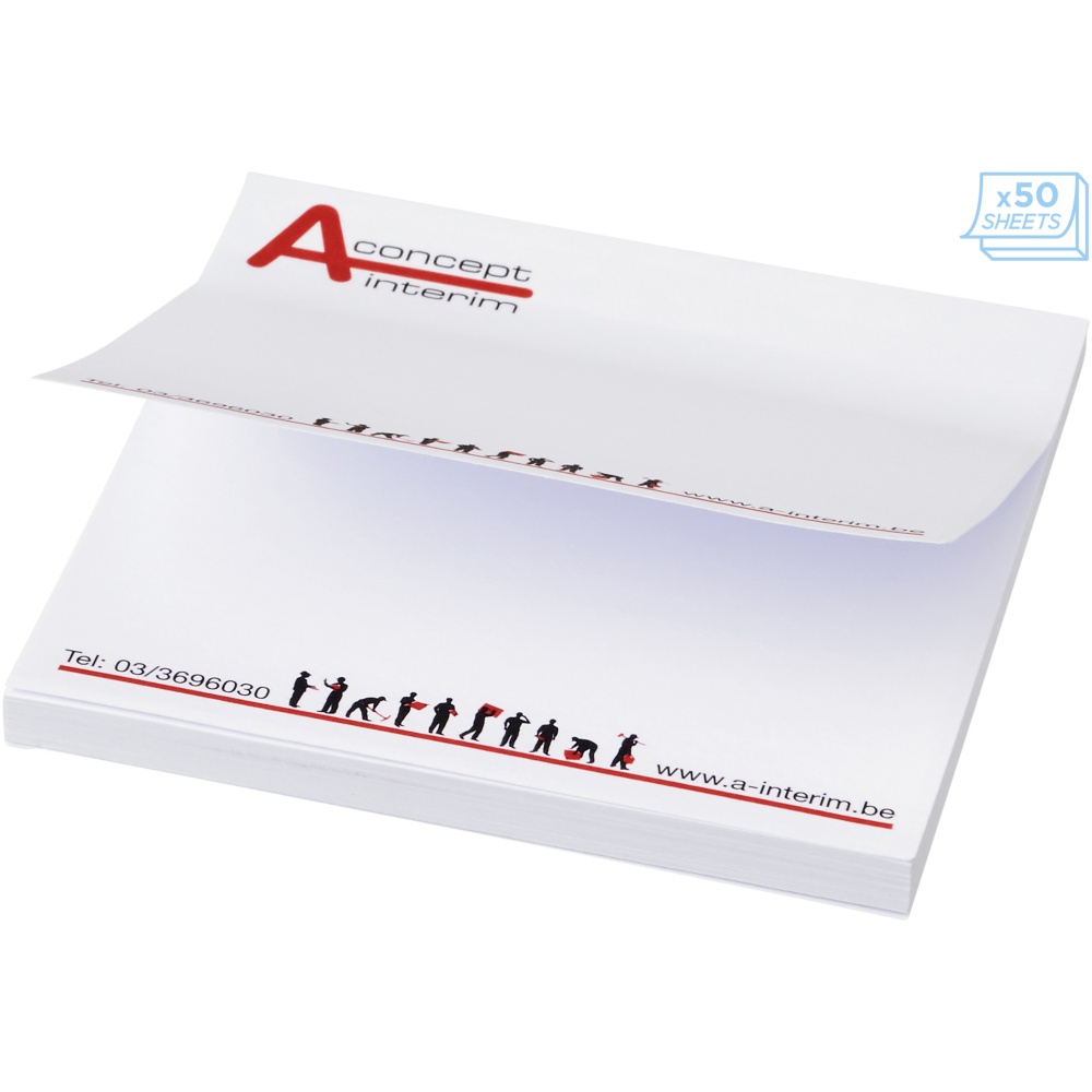 Logo trade promotional items image of: Sticky-Mate® sticky notes 75x75mm