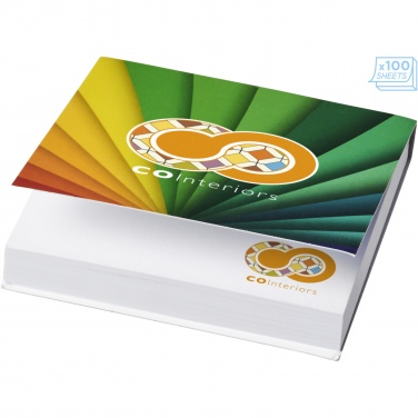 Logotrade promotional giveaway picture of: Sticky-Mate® soft cover squared sticky notes 75x75mm