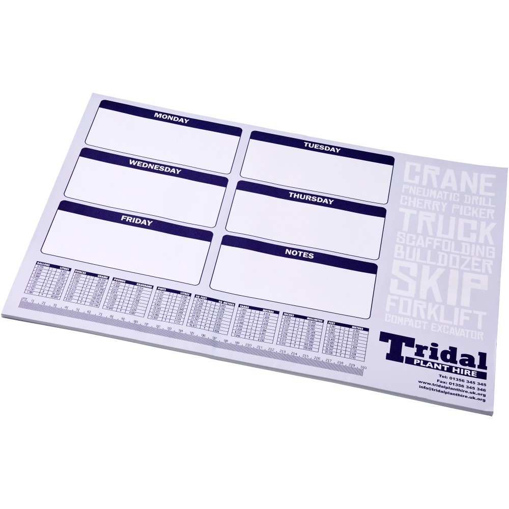 Logotrade promotional gift picture of: Desk-Mate® A2 notepad