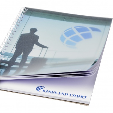 Logo trade promotional gifts picture of: Desk-Mate® wire-o A5 notebook PP cover