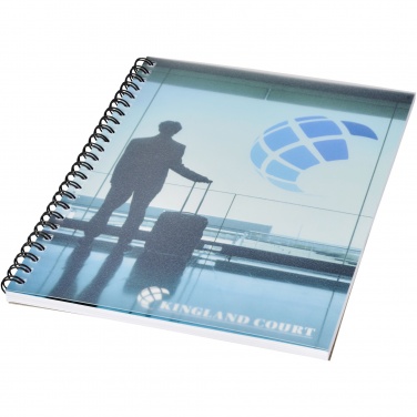 Logo trade advertising product photo of: Desk-Mate® wire-o A5 notebook PP cover