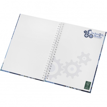 Logo trade promotional items picture of: Wire-o A5 notebook hard cover