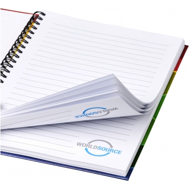 Logo trade promotional items picture of: Wire-o A5 notebook hard cover