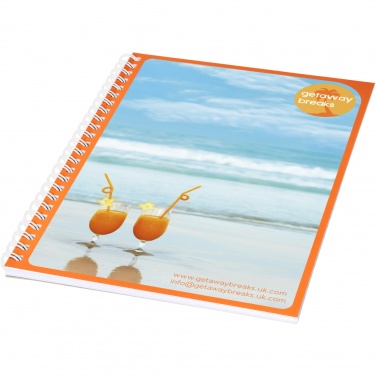 Logo trade promotional products image of: Desk-Mate® A5 notebook synthetic cover