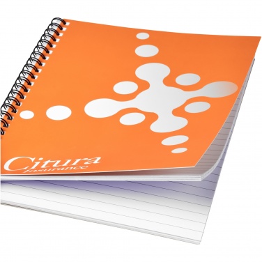 Logo trade advertising products image of: Desk-Mate® A5 notebook synthetic cover