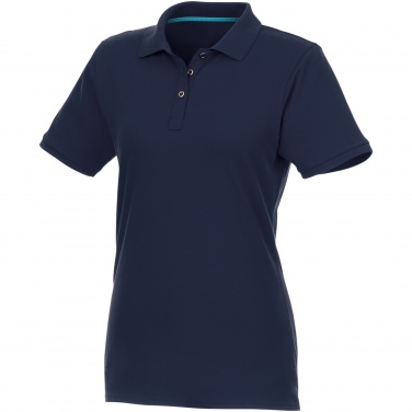 Logo trade corporate gifts picture of: Beryl short sleeve women's organic recycled polo