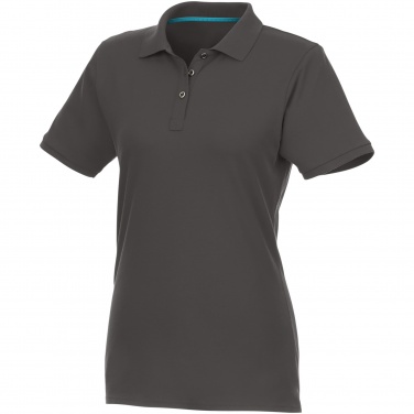 Logotrade corporate gift picture of: Beryl short sleeve women's organic recycled polo