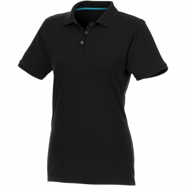 Logo trade promotional giveaways image of: Beryl short sleeve women's organic recycled polo