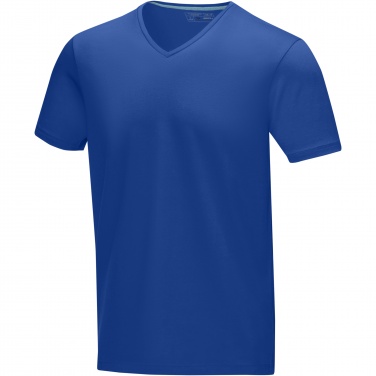 Logotrade promotional giveaway image of: Kawartha short sleeve men's organic V-neck t-shirt