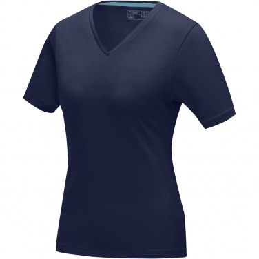 Logo trade promotional item photo of: Kawartha short sleeve women's organic V-neck t-shirt