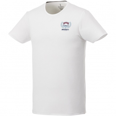 Logo trade promotional giveaways image of: Balfour short sleeve men's organic t-shirt