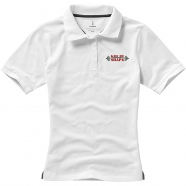 Logo trade promotional merchandise image of: Calgary short sleeve women's polo