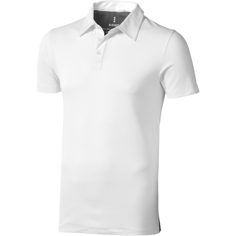 Logo trade promotional gifts picture of: Markham short sleeve men's stretch polo