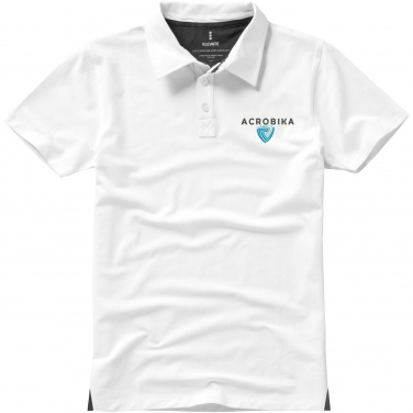 Logo trade promotional merchandise picture of: Markham short sleeve men's stretch polo