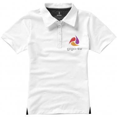 Logo trade promotional item photo of: Markham short sleeve women's stretch polo