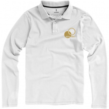 Logotrade promotional gift picture of: Oakville long sleeve men's polo