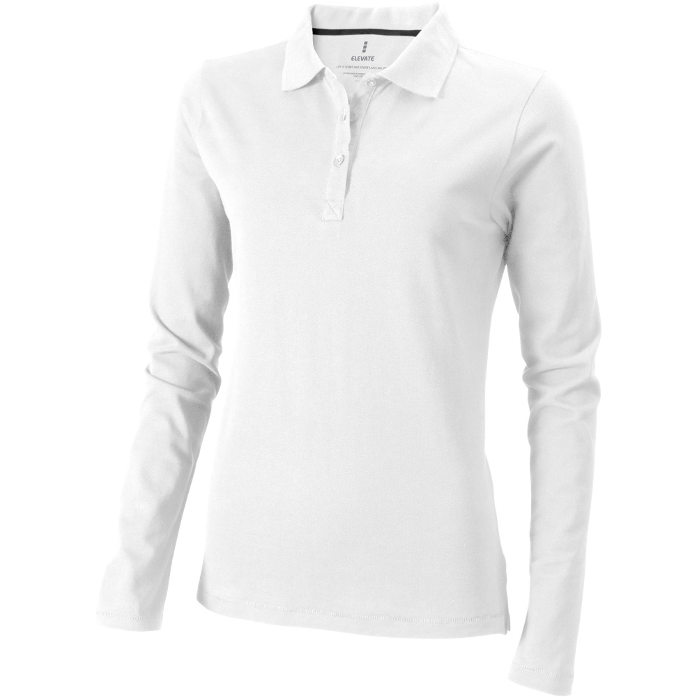 Logotrade promotional item image of: Oakville long sleeve women's polo