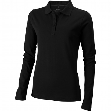 Logo trade promotional items image of: Oakville long sleeve women's polo