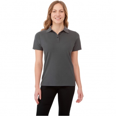 Logo trade promotional giveaway photo of: Helios short sleeve women's polo