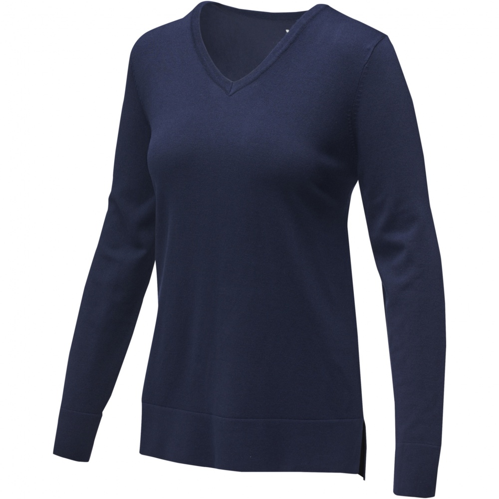 Logo trade promotional merchandise photo of: Stanton women's v-neck pullover