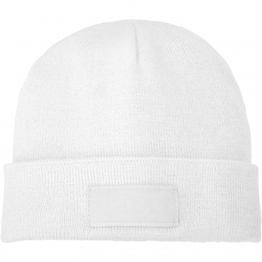 Logo trade promotional gifts image of: Boreas beanie with patch