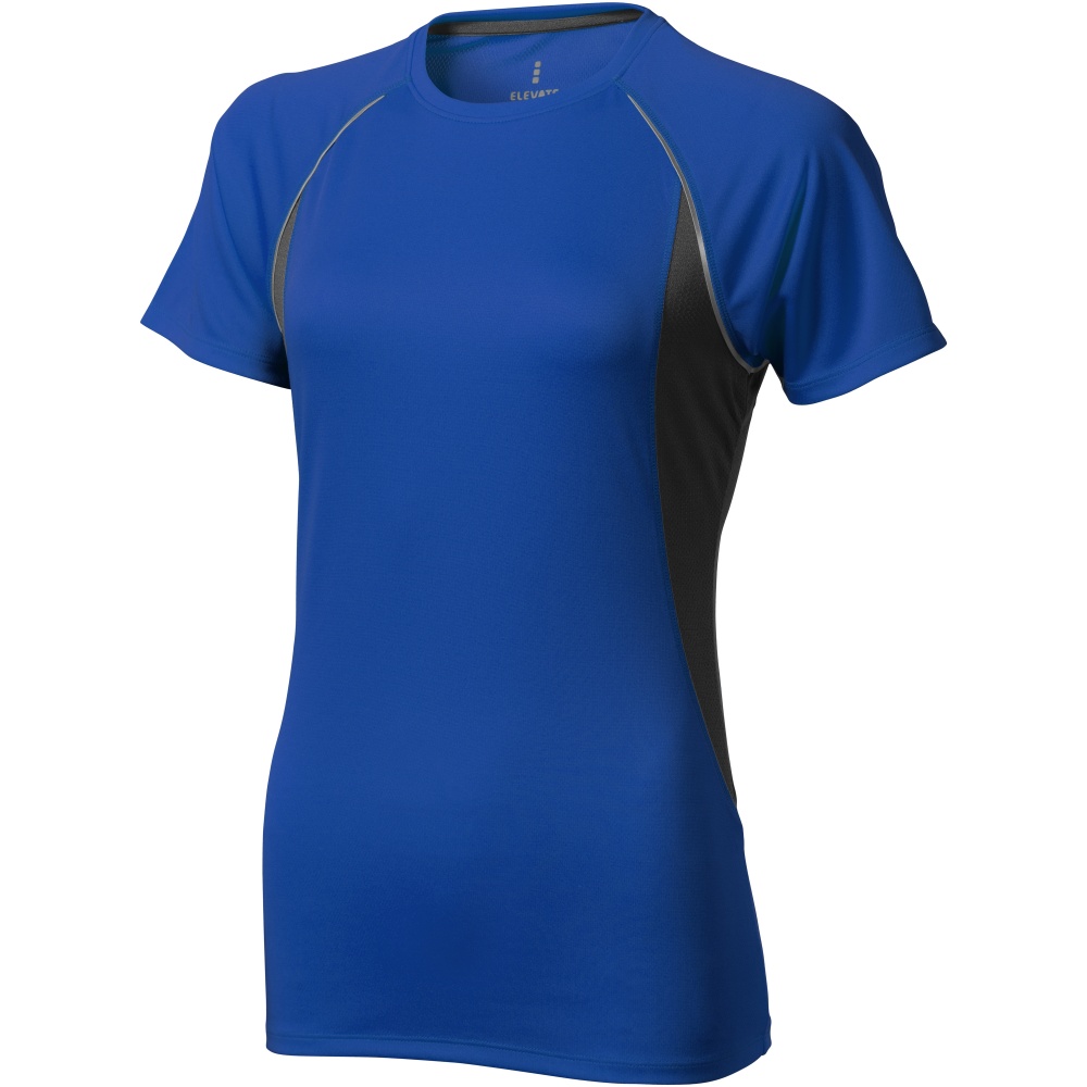 Logo trade promotional merchandise photo of: Quebec short sleeve women's cool fit t-shirt