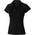 Ottawa short sleeve women's cool fit polo, Solid black