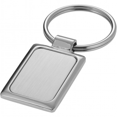 Logotrade promotional giveaway picture of: Sergio rectangular metal keychain