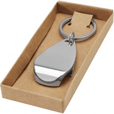 Logo trade promotional products image of: Don bottle opener keychain