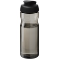 H2O Active® Eco Base 650 ml flip lid sport bottle, Charcoal / Solid black