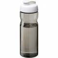 H2O Active® Eco Base 650 ml flip lid sport bottle, Charcoal / White