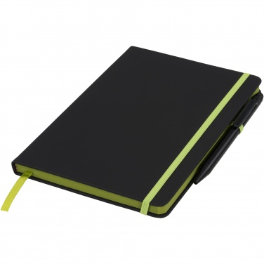 Logo trade promotional item photo of: Noir Edge medium notebook