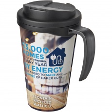 Brite-Americano® Grande 350 ml mug with spill-proof lid