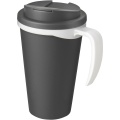 Americano® Grande 350 ml mug with spill-proof lid, Grey