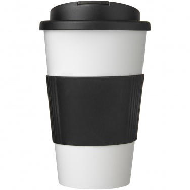 Logotrade advertising products photo of: Americano® 350 ml tumbler with grip & spill-proof lid