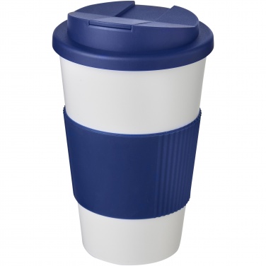 Logo trade corporate gift photo of: Americano® 350 ml tumbler with grip & spill-proof lid