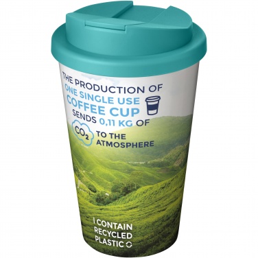 Logo trade advertising products image of: Brite-Americano® 350 ml tumbler with spill-proof lid