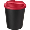 Americano® Espresso 250 ml tumbler with spill-proof lid, Solid black / Red