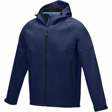 Logo trade promotional merchandise image of: Coltan men’s GRS recycled softshell jacket